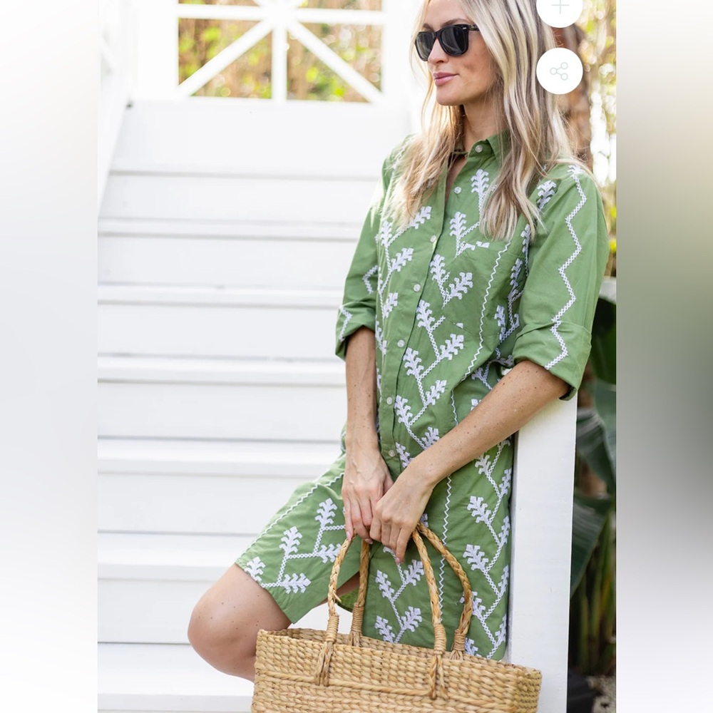 Julia Amory Swizzle Dress in Celadon